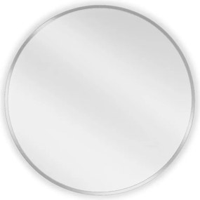 Mexen Loft kerek fürdőszobai tükör 60 cm, inox keret - 9850-060-060-000-10