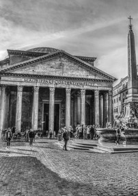 Poszter 29,7x42cm Pantheon Rómában, Assaf Frank