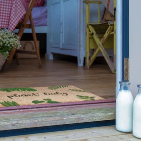 Kókuszrost lábtörlő 40x60 cm Plant Lady – Artsy Doormats