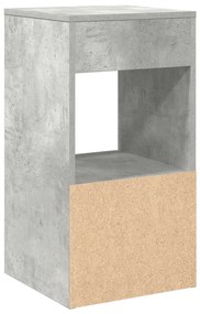 éjjeliszekrények fiókos 2 db betonszürke 35x34x66,5 cm
