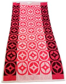 Frottír törülköző Kompass narancssárga 70x140cm TiaHome