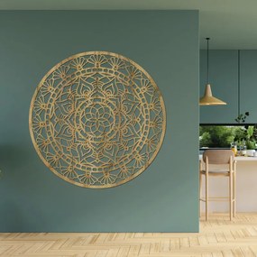 Elegáns, fából készült mandala, az élet virága - AFORDI