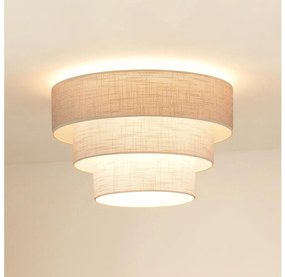 Brilagi - Mennyezeti lámpa ALASKA LUNETA 1xE27/15W/230V átm. 45 cm szürke/krémes