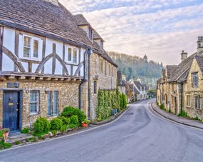 Poszter 76x60,5cm Kő házikók, Assaf Frank