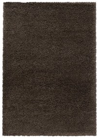 Sötétbarna szőnyeg 60x110 cm Fluffy – Ayyildiz Carpets