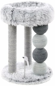 Flamingo DUCHESS macska kaparó, 61,5 cm,szürke/fehér