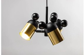 Lámpa Mennyezeti lámpatest MOUSE II, 0598, max.250V, 50/60Hz, 3*E27, max.25 W, IP20, átmérő 30 cm, arany/fekete