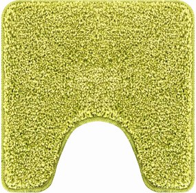 vidaXL Csúszásgátló Fürdőszőnyeg WC Nyírással Zöld 50 x 50 cm PP
