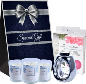 Ajåndékkosår szett Ajåndék Gyertyåk és illatviaszok Kandalló