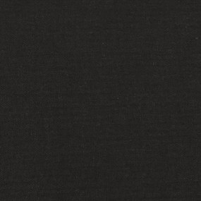 fekete szövet pad 70 x 35 x 41 cm
