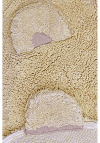Bézs mosható kézi szövésű pamut gyerek szőnyeg 120x122 cm Bear – Lorena Canals