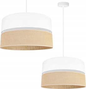 Mennyezeti Lámpa Függeszték Csillár Szimpla Lámpabúra Boho Juta 40 CM