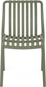 Zöld műanyag kerti szék Billie – Bizzotto