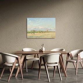 Üveg kép - Camille Pissarro, Landscape, Ile de France, reprodukciók (70x50 cm)