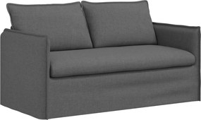 vidaXL Kanapé Sötétszürke 156 x 82 x 85 cm szövet