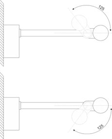 LED fürdőszobai tükörvilágítás MIRROR LED/6W/230V 4000K IP44 40 cm fekete
