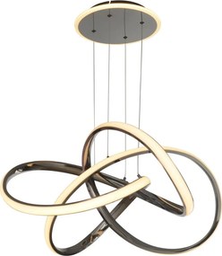 AVIANO LIGHTING 6064-105 BANDOL Modern Led Függesztett Lámpa Fekete LED IP20