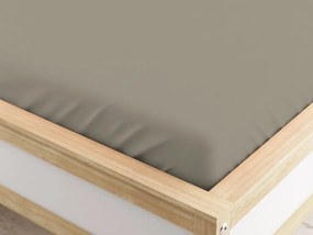 Mikroszálas gumis lepedő bézs 160 x 200 cm