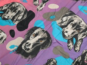 Pamut ágynemű ARTEMIS rózsaszín-lila Ágyneműhuzat mérete: 70 x 90 cm | 140 x 200 cm