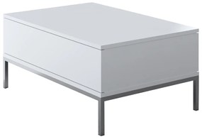 Dohányzóasztal Lord - White, Silver