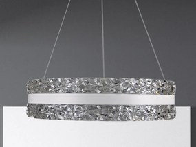LED luxusos függesztett kristálycsillár + távvezérlő 80W - TA2303/W