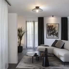 Brilagi - LED felületre szerelhető csillár CERIA WIRE 1xE27/40W/230V átm. 38 cm fekete