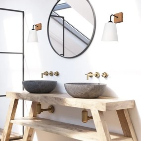 Fali lámpa LULA 1xE27/60W/230V tölgy