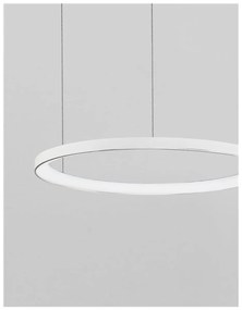 Nova Luce PERTINO 1 ágú függeszték, fehér, 3000K melegfehér, beépített LED, 48W, 2880 lm, 9853683