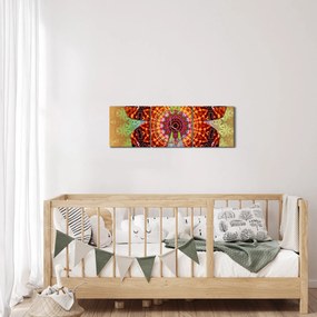 Kép - etno pillangó (órával) (90x30 cm)
