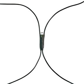 Nedis CLLN160 - LED Kültéri karácsonyi függöny 160xLED/7 funkciós 5m IP44 meleg fehér