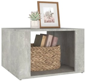 Betonszürke szerelt fa éjjeliszekrény 57 x 55 x 36 cm