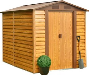 fém kerti ház LANITPLAST MAXTORE WOOD 86 LG2301