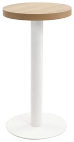 Világosbarna MDF bisztróasztal 40 cm