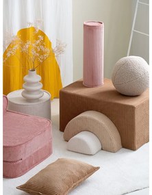 Barna kordbársony habszivacs játszótér 3 db-os magasság 37 cm 75x49 cm Rainbow Montessori – Wigiwama