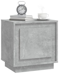 2 db betonszürke szerelt fa éjjeliszekrény 44x35x45 cm