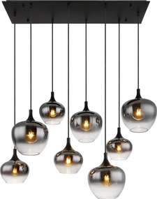 Globo 15548-8H - Kábelcsillár MAXY 8xE27/40W/230V fekete