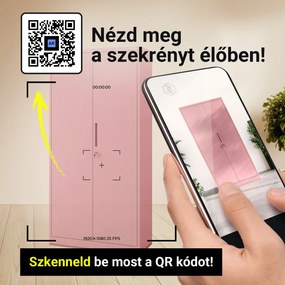 Fémszekrény otthoni irodába JAN, 900 x 1850 x 400 mm, Fresh Style: púderrózsaszín