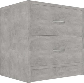 vidaXL betonszürke szerelt fa éjjeliszekrény 40 x 30 x 40 cm