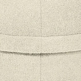 Krémszínű buklé babzsákfotel Roll 105 – SLOWDOWN