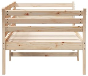 tömör fenyőfa kanapéágy matrac nélkül 90 x 190 cm