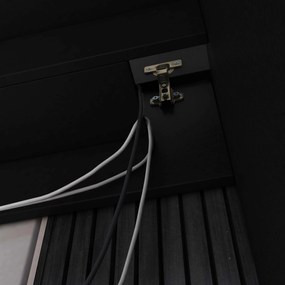 Íróasztal NEVY 120x60 cm, fekete