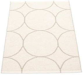 Krémszínű kültéri-beltéri szőnyeg 70x100 cm Boo Linen – Pappelina