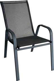 Kerti szék, ST Leisure Equipment Leq Karen, szürke, 56 x 68 x 93 cm, időjárásálló, UV-álló