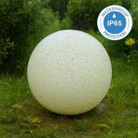 Kültéri dekoratív lámpatest LUMISTONE 1xE27/15W/230V IP65 Ø 25 cm
