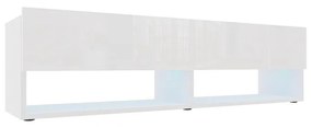 IZUMI magasfényű fehér TV szekrény, 140 WH