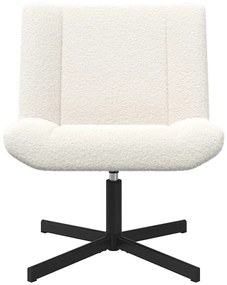 Forgószék Krém 63 x 75 x 76 cm Báránybőr