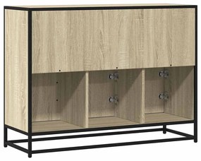 komód Sonoma tölgy 100x35x76 cm Gépelt fa