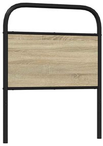 fejtámla sonoma tölgy 80 cm acél és műfa