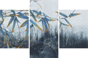Kép - bambusz a falon (90x60 cm)