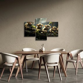 Kép - Majmok (90x60 cm)